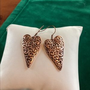 Filigree Heart Earrings